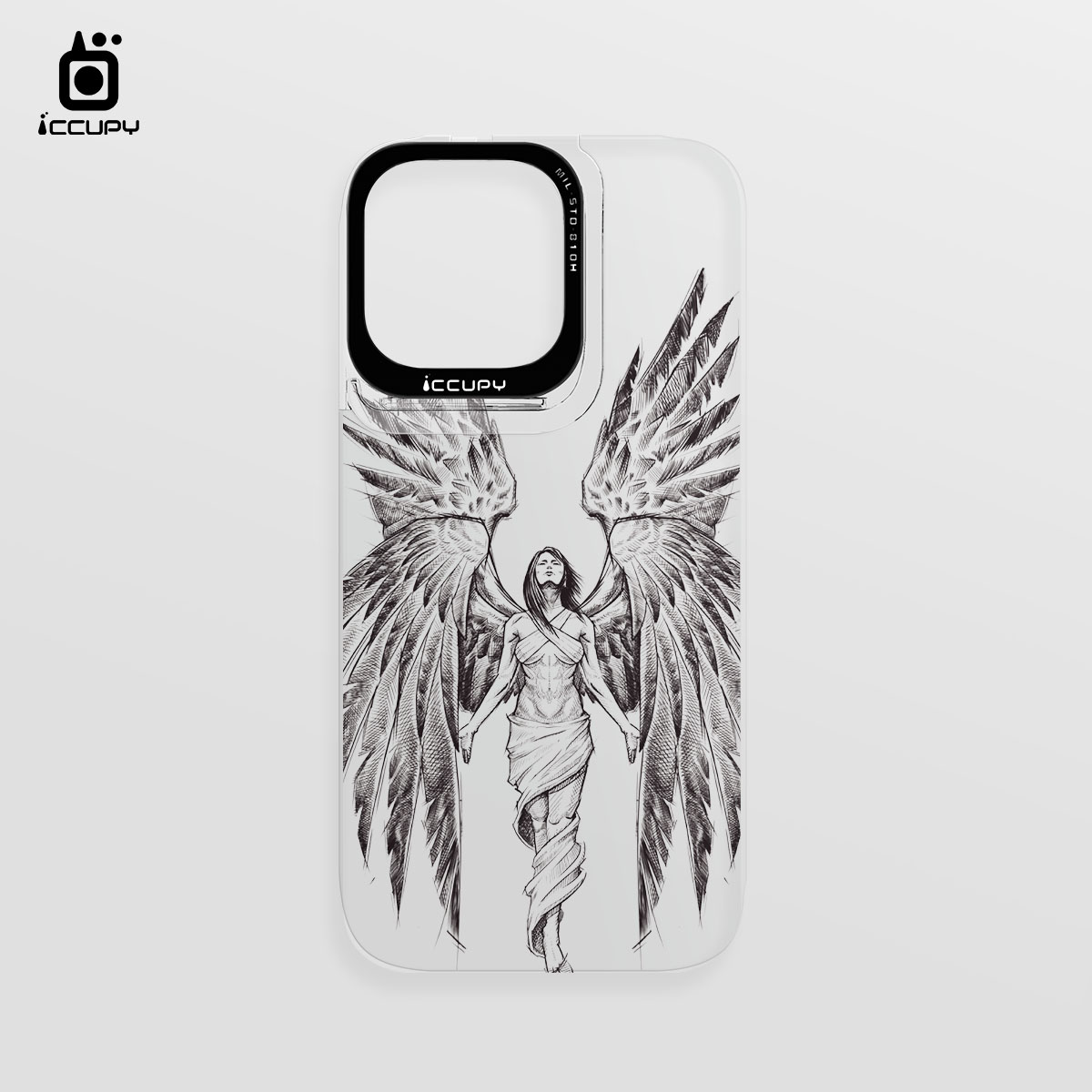 【淨恆HERMAN｜天使】iCCUPY黑占盾專用透明背板(無外殼)  For iPhone 14 Pro Max
