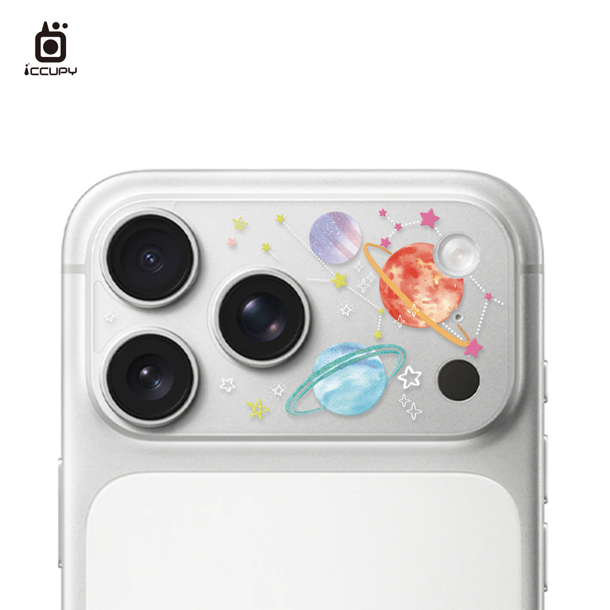 【童話星球】9H霧面彩繪鏡頭底座貼For iPhone 17 Pro Max