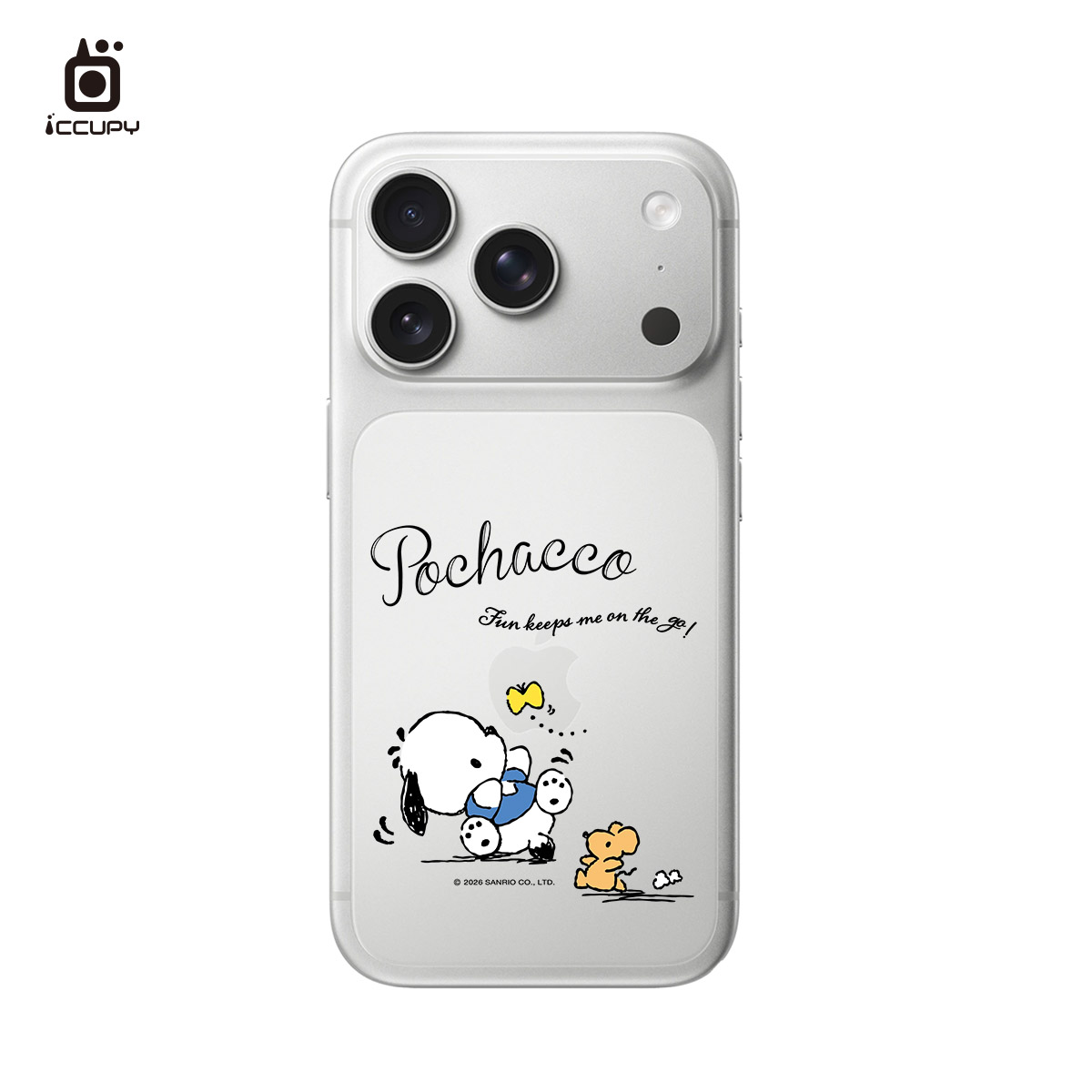 【三麗鷗｜玩樂帕恰】9H霧面彩繪背貼 For iPhone 18 Pro | 文創小物