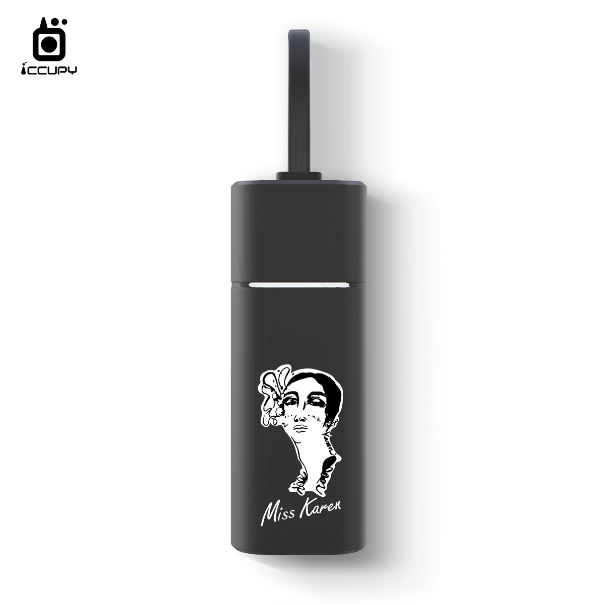 MissKaren × 黑占科技|限量聯名款 ✨雙充頭口袋行動電源🌟布萊克黑