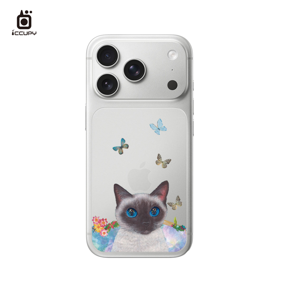 【猫の期待｜小雪美】MagSafe彩繪保護貼 For iPhone 17 Pro