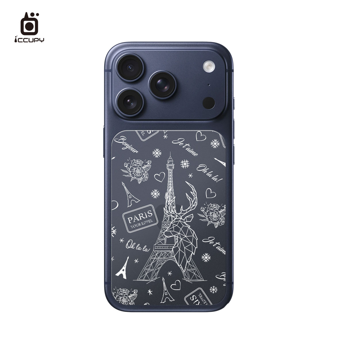 【巴黎鐵塔-白】MagSafe彩繪保護貼FOR iPhone 17 Pro※開放預購,於2025/10/15後陸續出貨※