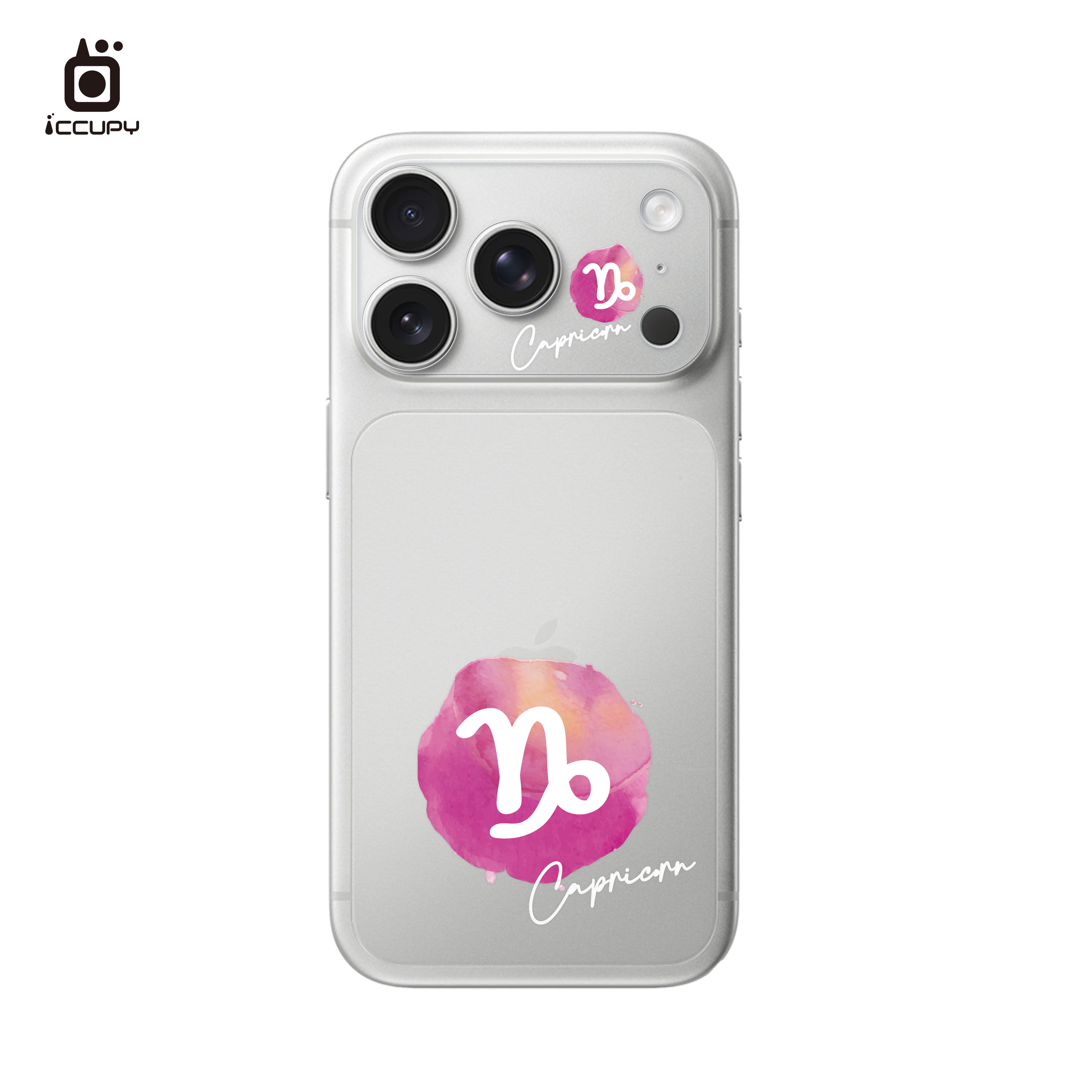 【封蠟-魔羯座】★套組★ MagSafe彩繪保護貼+彩繪鏡頭底座貼For iPhone 17 Pro