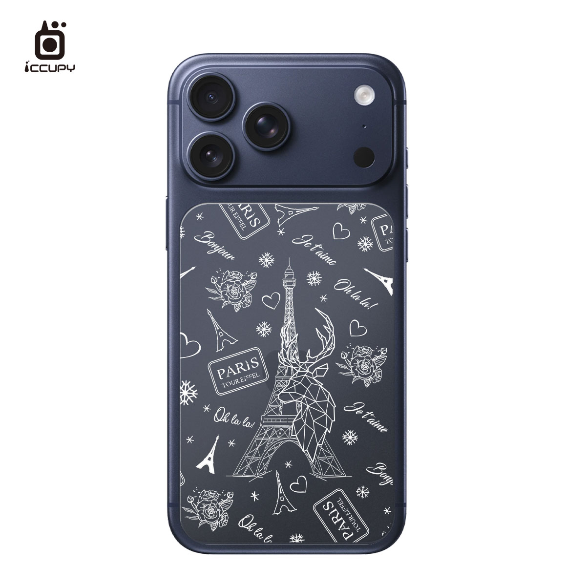 【巴黎鐵塔-白】MagSafe彩繪保護貼FOR iPhone 17 PRO Max※開放預購,於2025/10/15後陸續出貨※