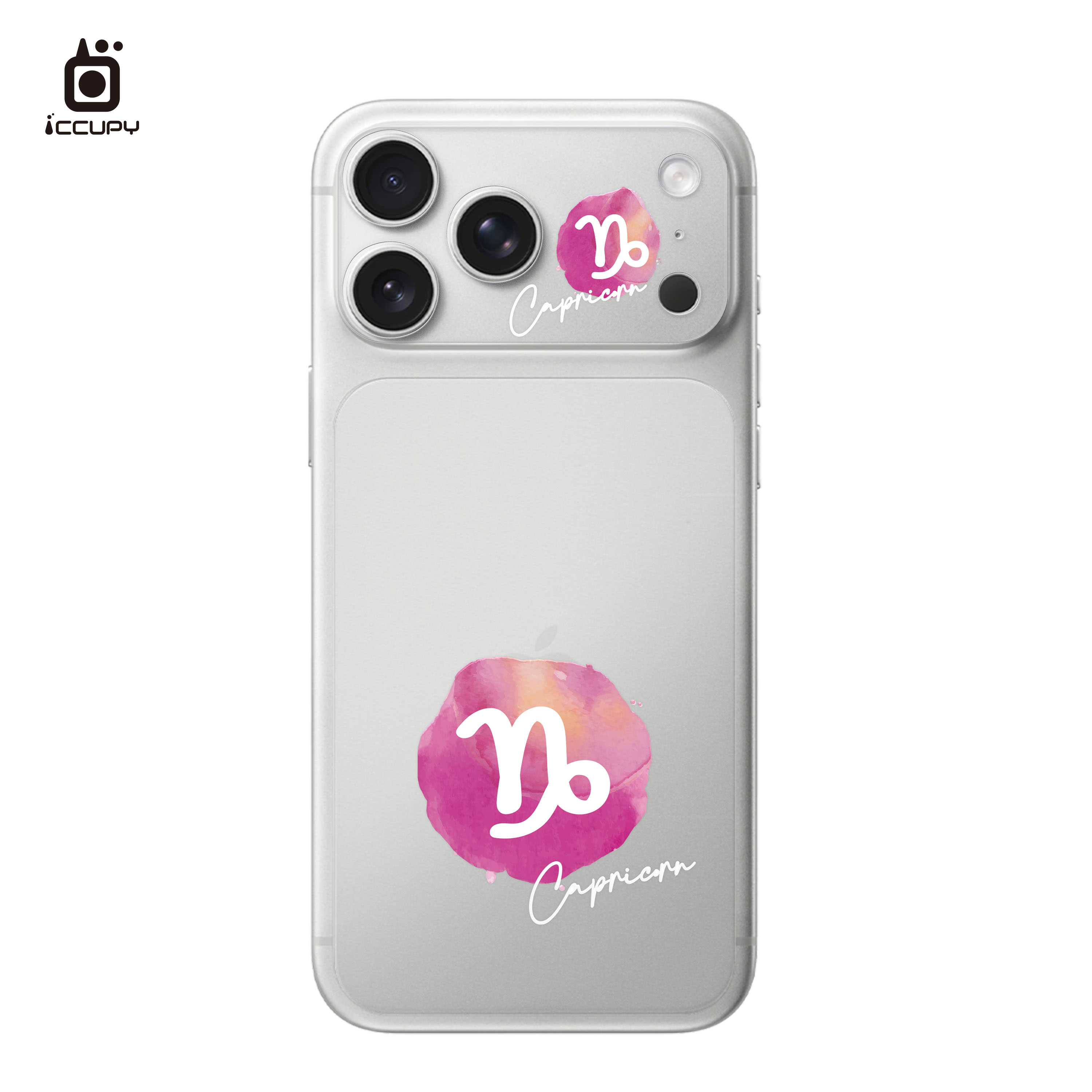 【封蠟-魔羯座】★套組★ MagSafe彩繪保護貼+彩繪鏡頭底座貼For iPhone 17 Pro Max