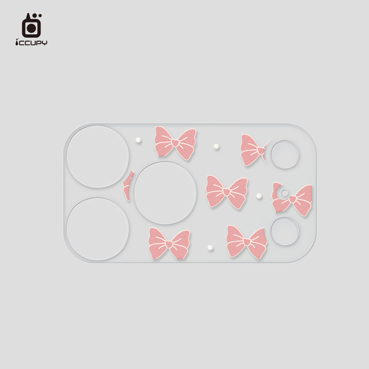 【蝴蝶結】AG霧面底座貼-鏡頭鏤空款FOR iPhone 17 Pro Max