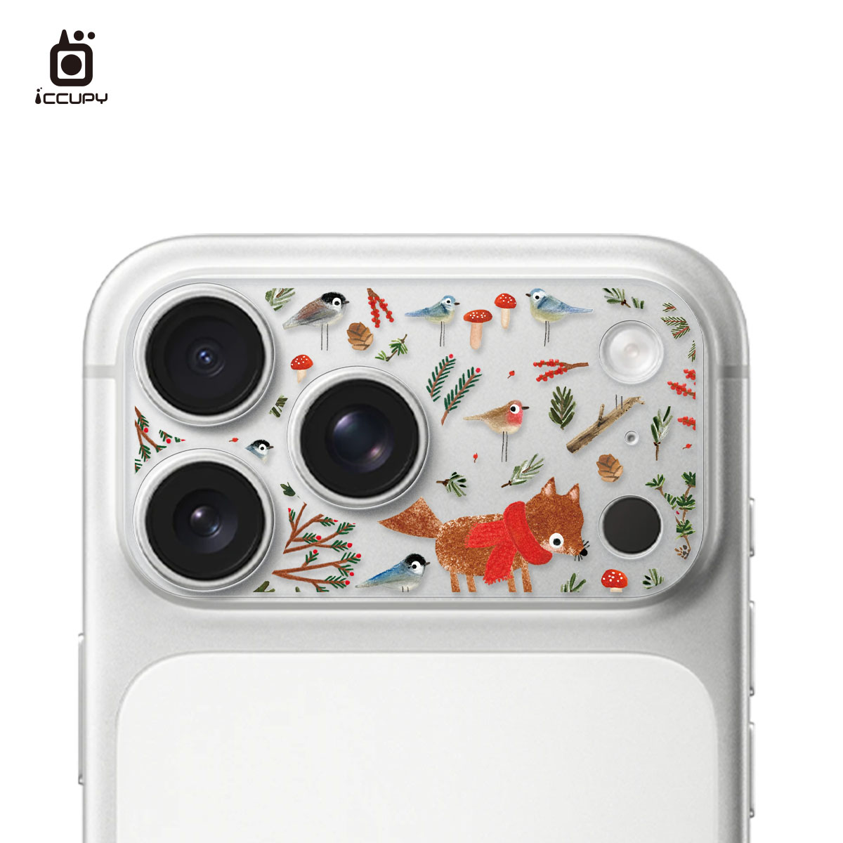 【森森物語|森林小狐】彩繪鏡頭底座貼-鏡頭鏤空 For iPhone 17 Pro Max