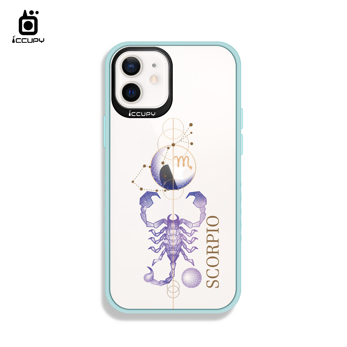 【占星-天蠍座】｜黑占盾防摔立架手機殼(共六色) For iPhone 12 6.1-黑占iCCUPY