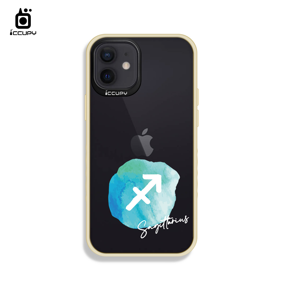 【封蠟-射手座】｜黑占盾防摔立架手機殼(共六色) For iPhone 12 6.1-黑占iCCUPY