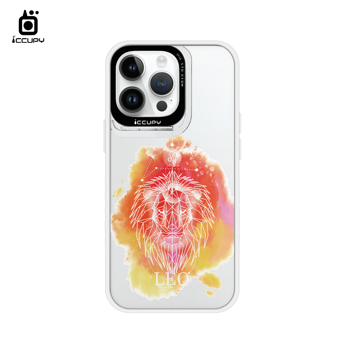 【蒼穹-獅子座】｜黑占盾防摔立架手機殼(共四色) For iPhone 14 Pro Max-黑占iCCUPY