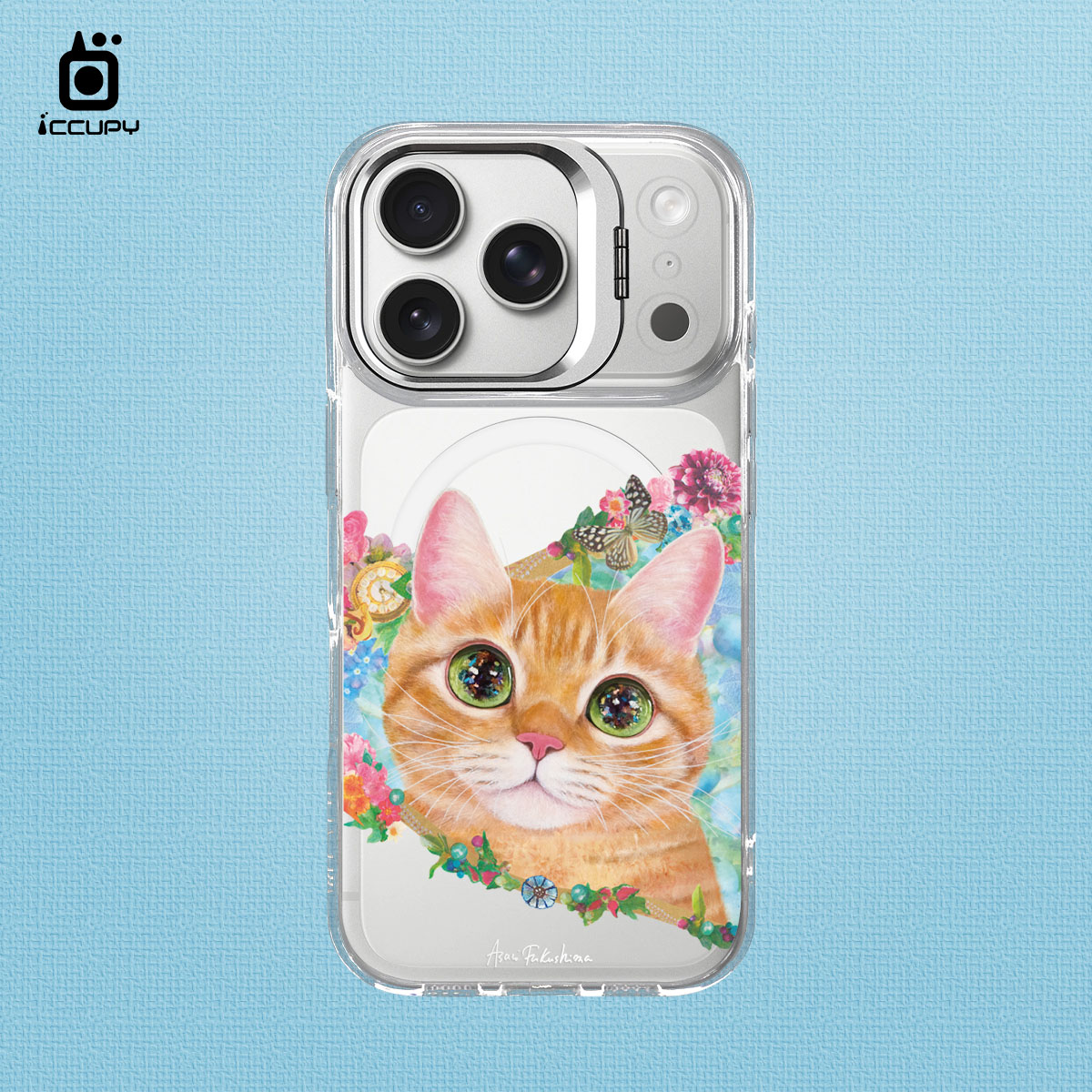 【猫の期待|小秀透底】防摔立架手機殼(透明) For iPhone 17 Pro 6.3吋