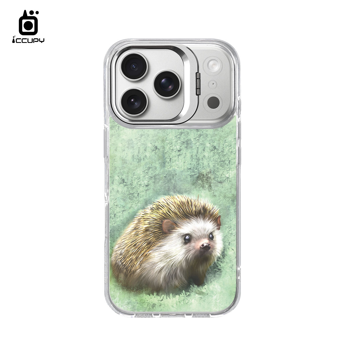 【Lin.mo里莫|HEDAEHOG】防摔立架手機殼(透明) For iPhone 17 Pro 6.3吋