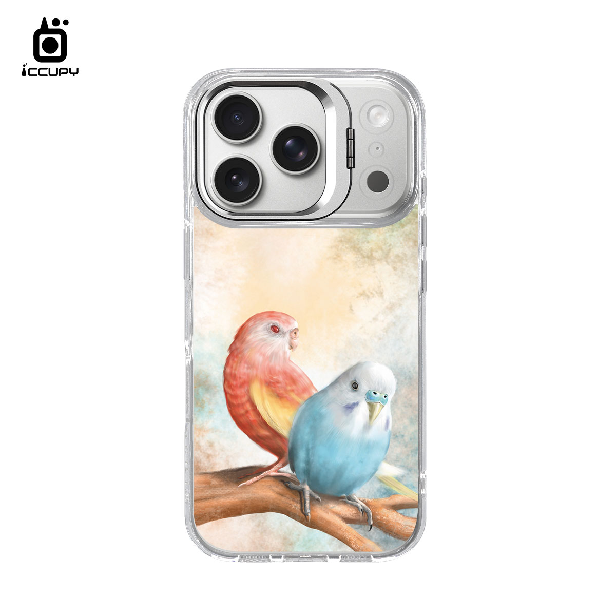 【Lin.mo里莫|PARROT】防摔立架手機殼(透明) For iPhone 17 Pro 6.3吋