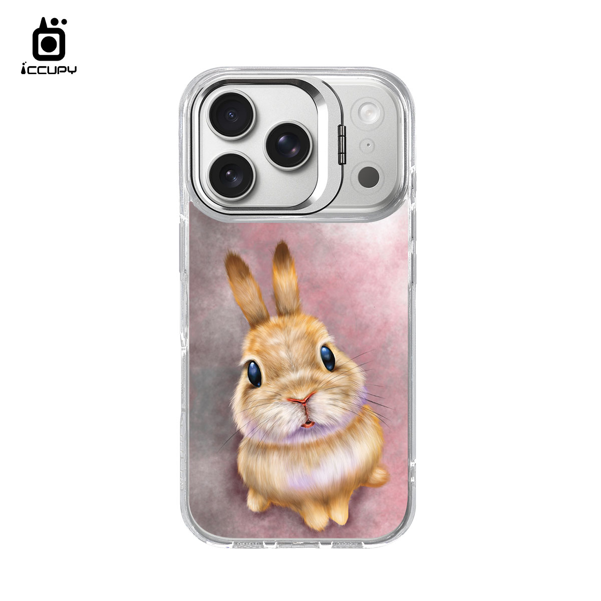 【Lin.mo里莫|RABBIT】防摔立架手機殼(透明) For iPhone 17 Pro 6.3吋