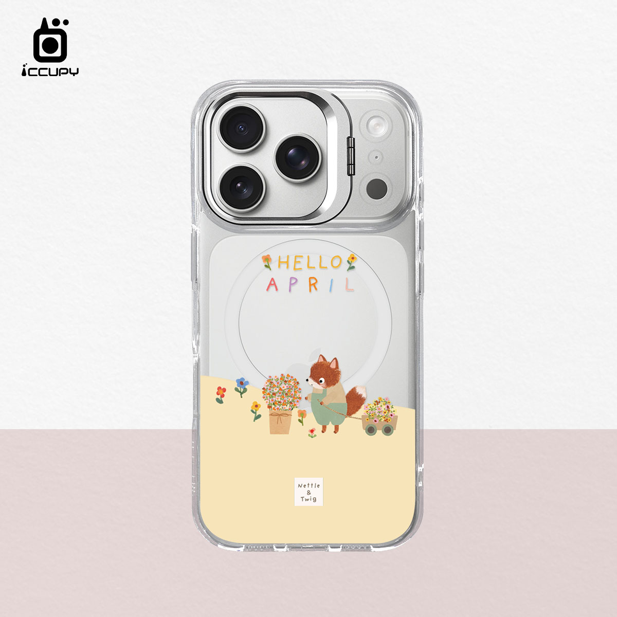 【森森物語|小狐花店】防摔立架手機殼(透明) For iPhone 17 Pro 6.3吋