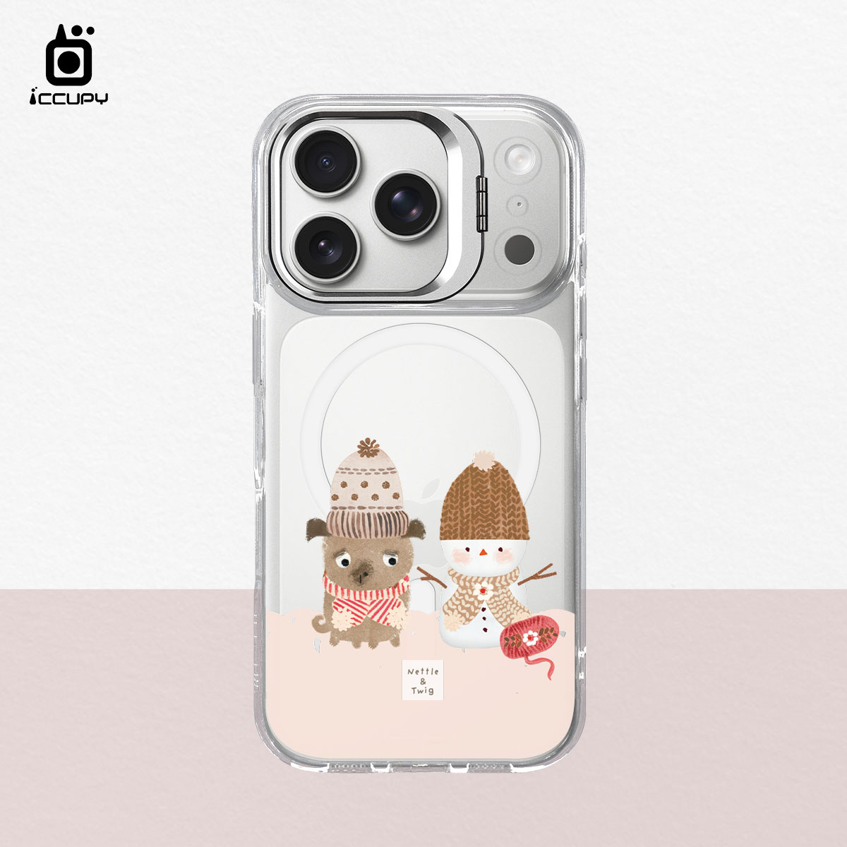 【森森物語｜冬天來了】防摔立架手機殼(透明) For iPhone 17 Pro 6.3吋