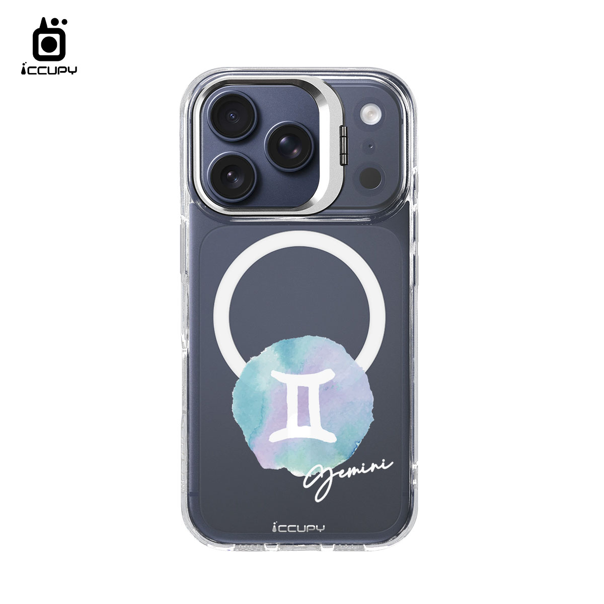 【封蠟-雙子座】防摔立架手機殼(透明) For iPhone 17 Pro 6.3吋