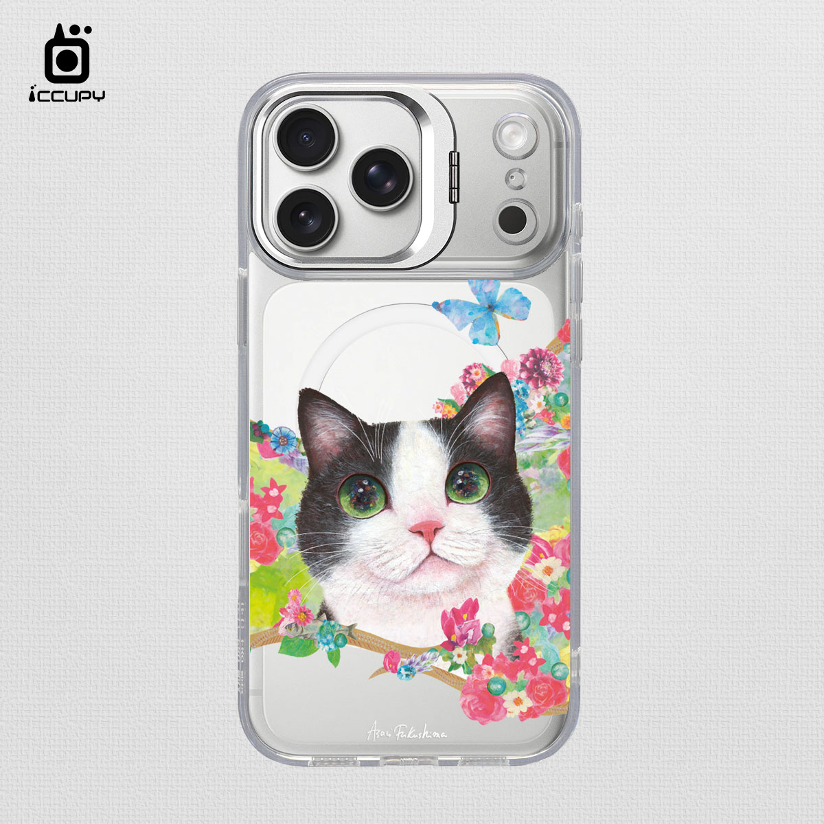 【猫の期待｜奈奈透底】防摔立架手機殼(透明) For iPhone 17 Pro Max 6.9吋