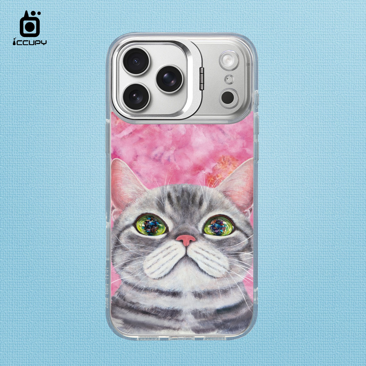 【猫の期待｜小愛】防摔立架手機殼(透明) For iPhone 17 Pro Max 6.9吋