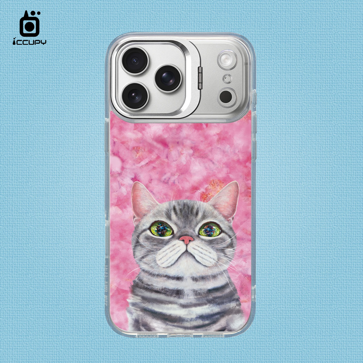 【猫の期待｜小愛S】防摔立架手機殼(透明) For iPhone 17 Pro Max 6.9吋