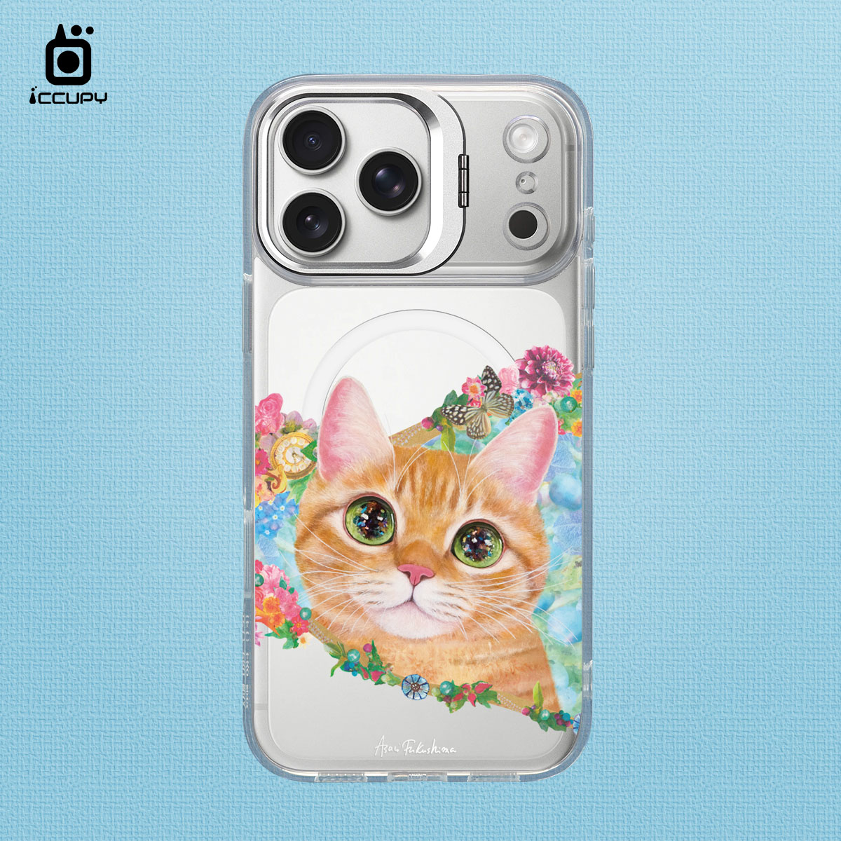 【猫の期待|小秀透底】防摔立架手機殼(透明) For iPhone 17 Pro Max 6.9吋