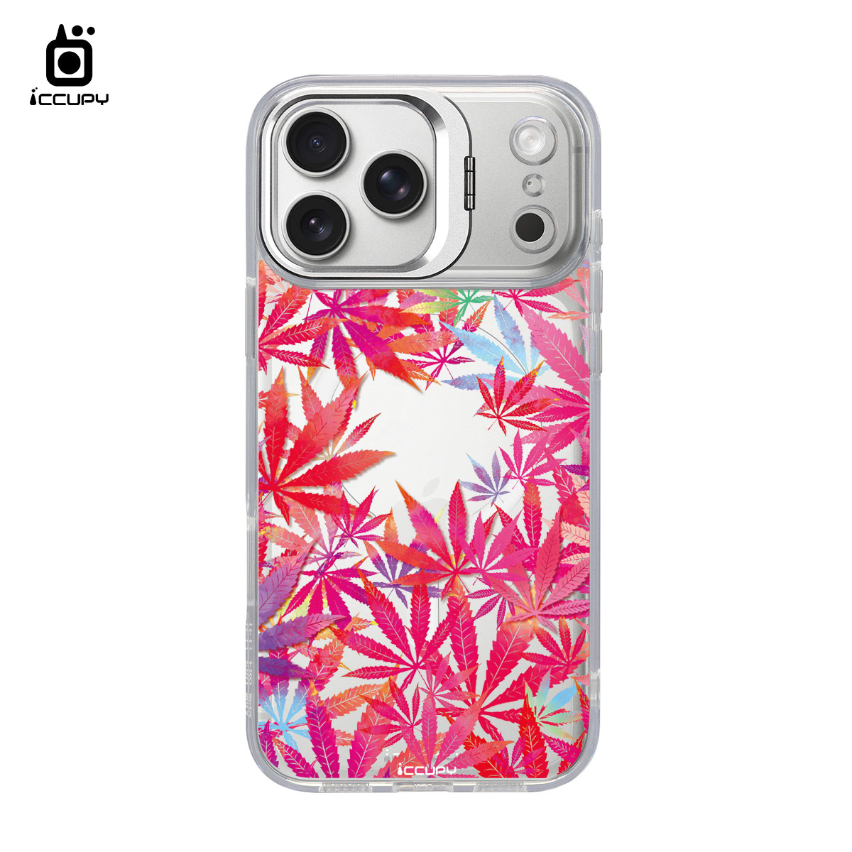 【花開盛夏｜楓葉】防摔立架手機殼(透明) For iPhone 17 Pro Max 6.9吋