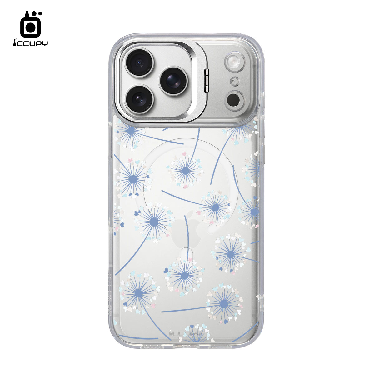 【浪漫花卉｜蒲公英3B】防摔立架手機殼(透明) For iPhone 17 Pro Max 6.9吋