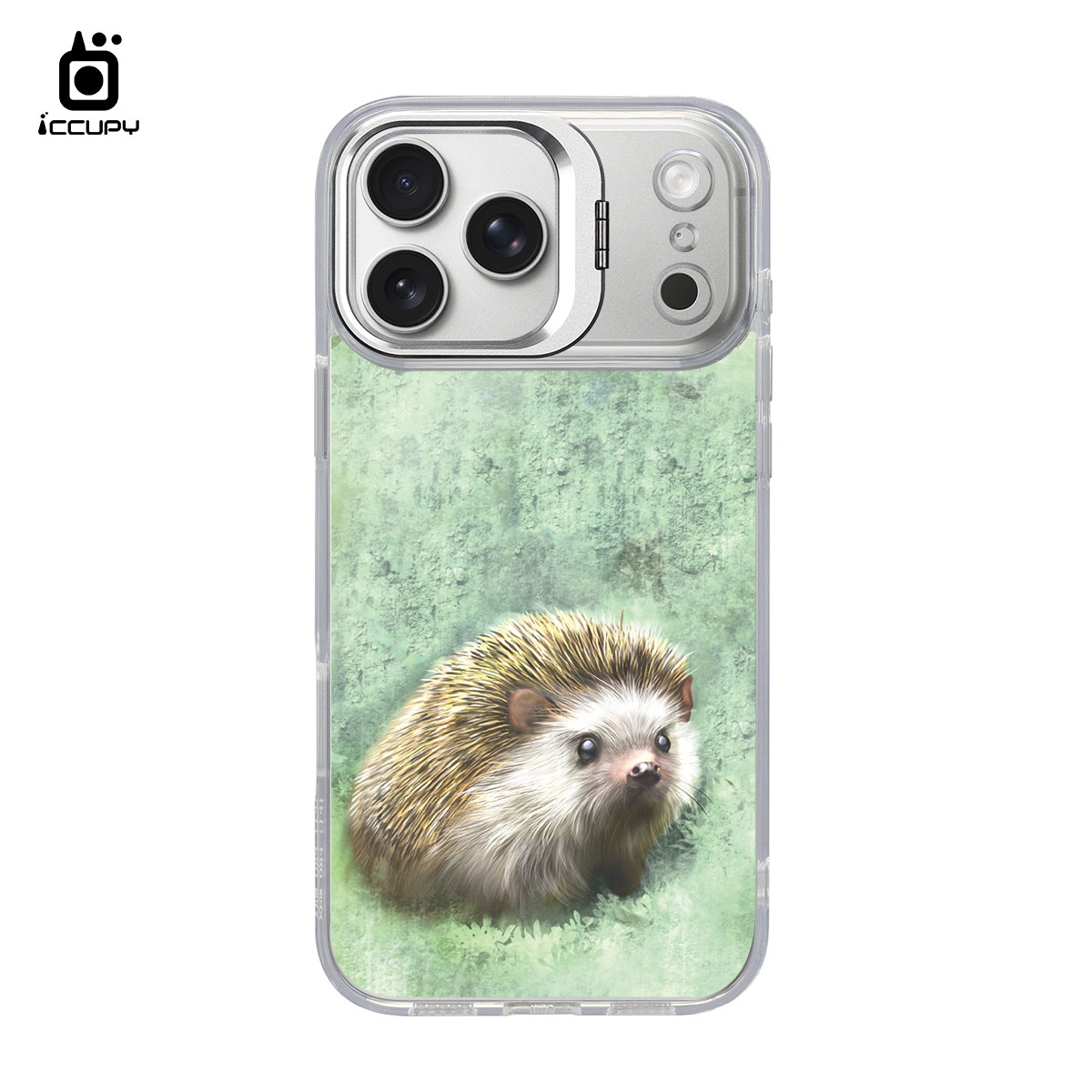 【Lin.mo里莫｜HEDAEHOG】防摔立架手機殼(透明) For iPhone 17 Pro Max 6.9吋