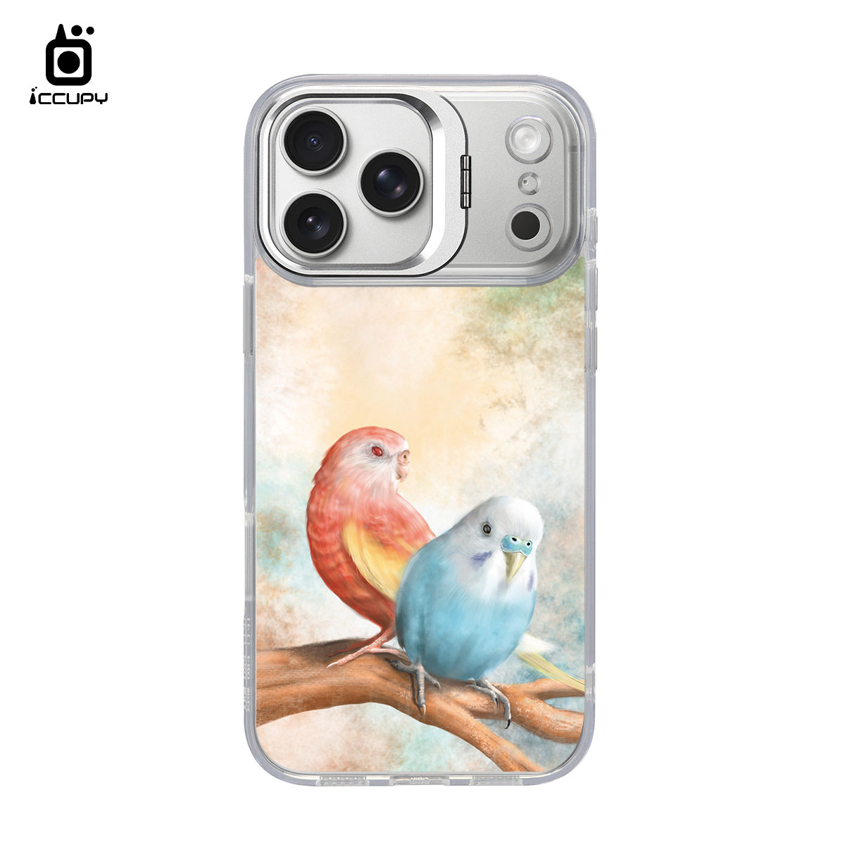 【Lin.mo里莫｜PARROT】防摔立架手機殼(透明) For iPhone 17 Pro Max 6.9吋