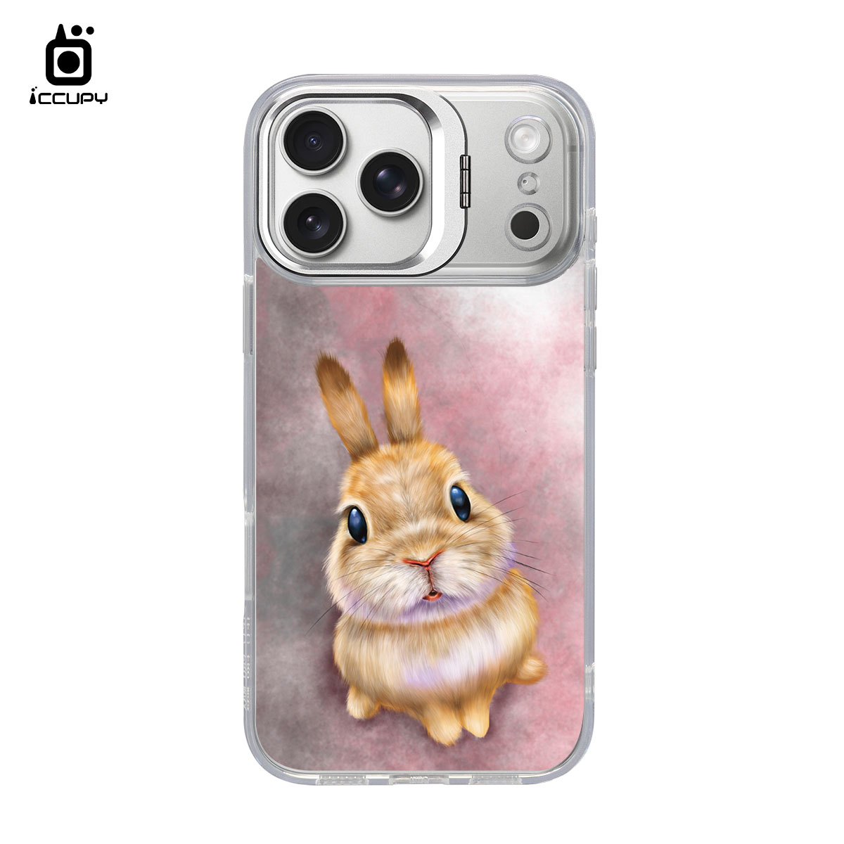 【Lin.mo里莫｜RABBIT】防摔立架手機殼(透明) For iPhone 17 Pro Max 6.9吋