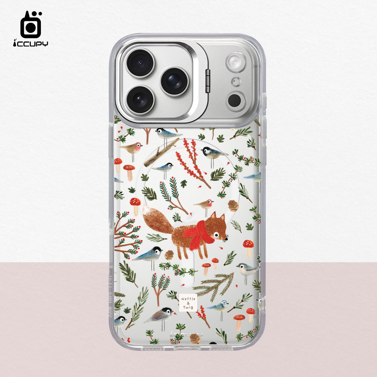 【森森物語｜迷路深林小狐】防摔立架手機殼(透明) For iPhone 17 Pro Max 6.9吋