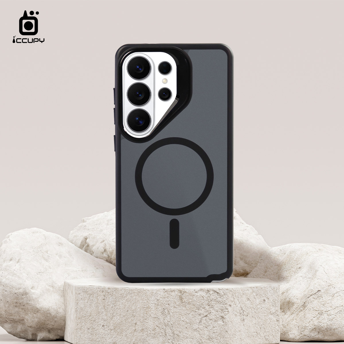 【iCCUPY黑占盾】防摔立架手機殼(透明) For SAMSUNG GALAXY S26 Ultra 6.9吋