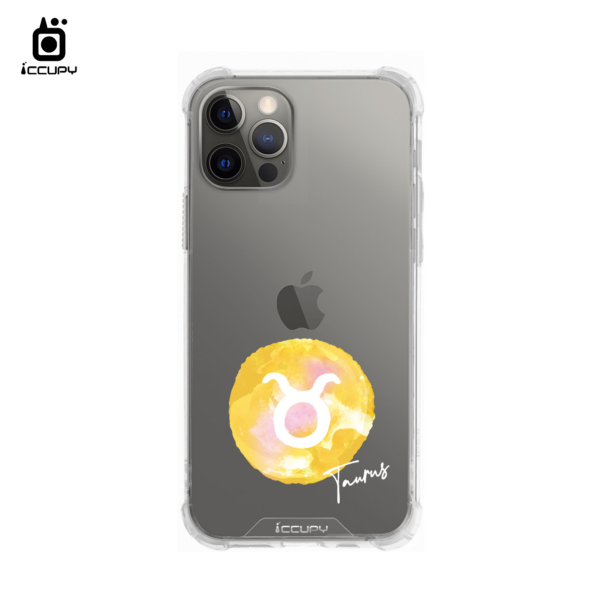 【封蠟-金牛座】iQ CASE角粒殼 For iPhone 12 Pro-黑占iCCUPY