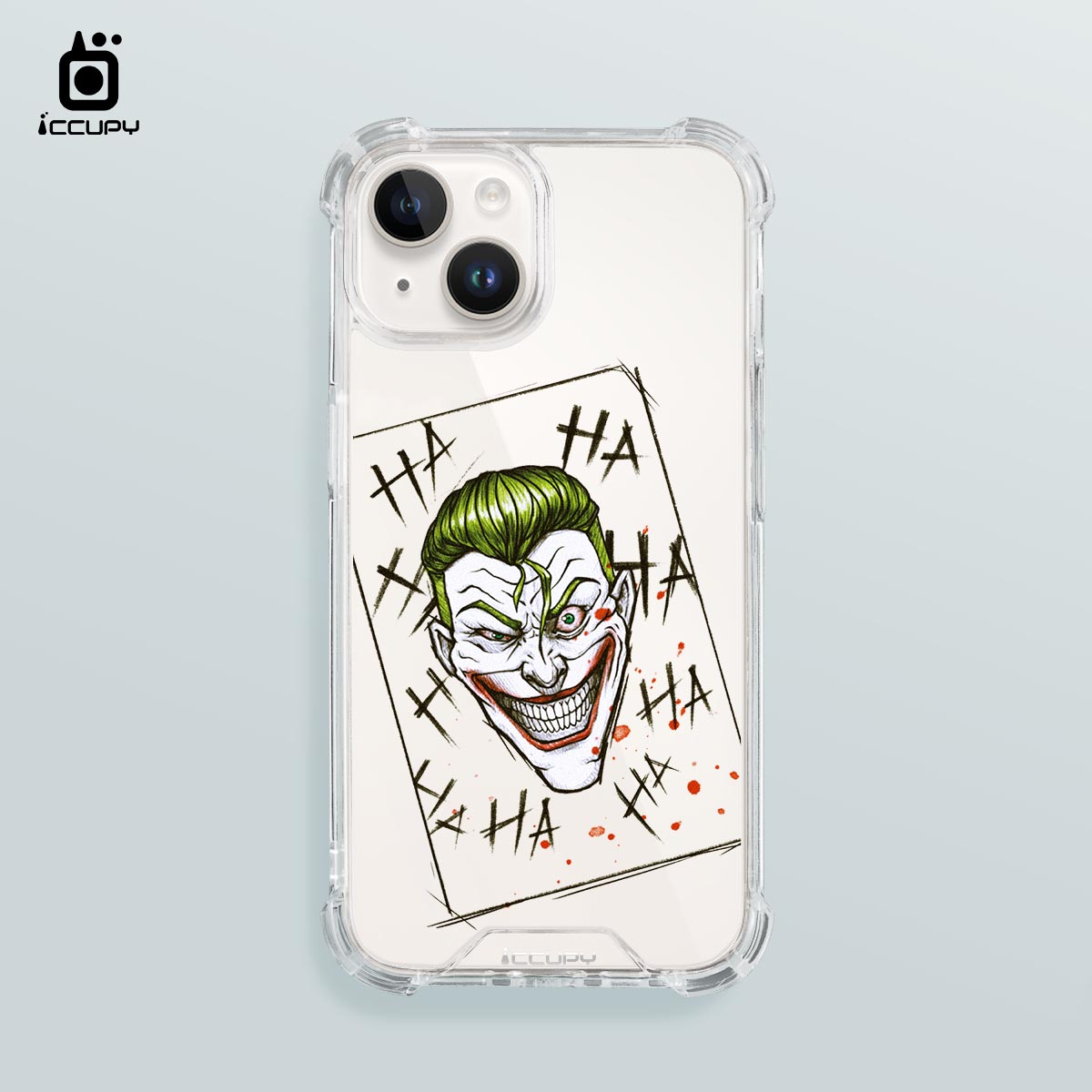 【淨恆HERMAN｜小丑】IQ CASE 角粒殼 For iPhone 14-黑占iCCUPY