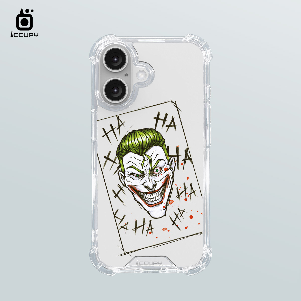 【淨恆HERMAN｜小丑】IQ CASE 角粒殼 For iPhone 16-黑占iCCUPY