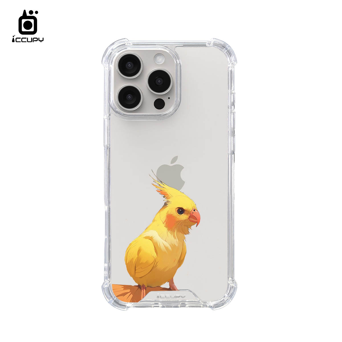 【韓系精緻似顏繪】IQ CASE 角粒殼 For iPhone 16 Pro Max-黑占iCCUPY
