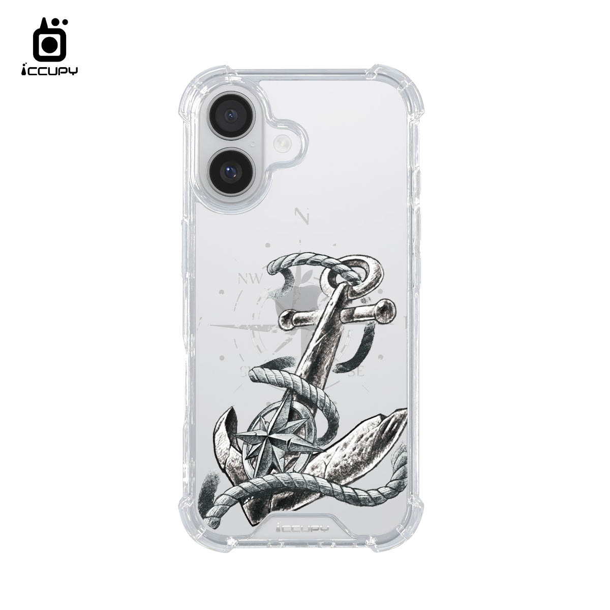 【淨恆HERMAN｜錨】IQ CASE 角粒殼 For iPhone 17-黑占iCCUPY