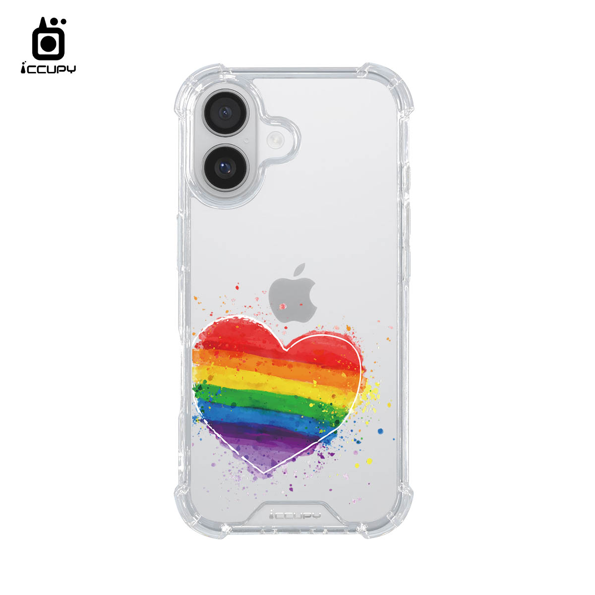 【LGBTQIA+🌈|大方愛】iQ CASE角粒殼 For iPhone 17 -黑占iCCUPY