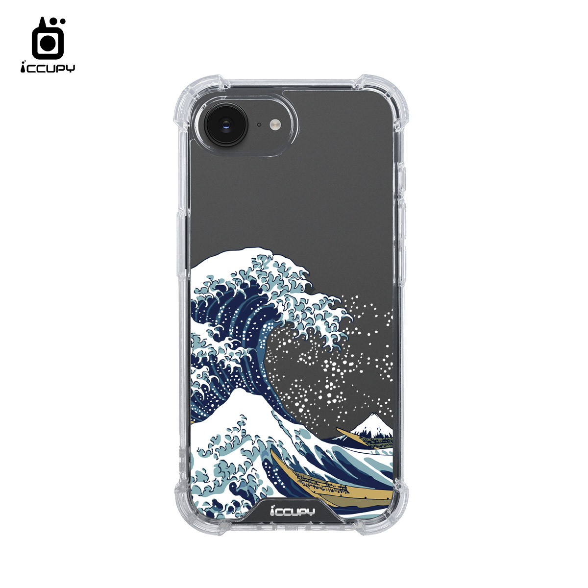 【浮世繪】IQ CASE 角粒殼 For iPhone 17e-黑占iCCUPY