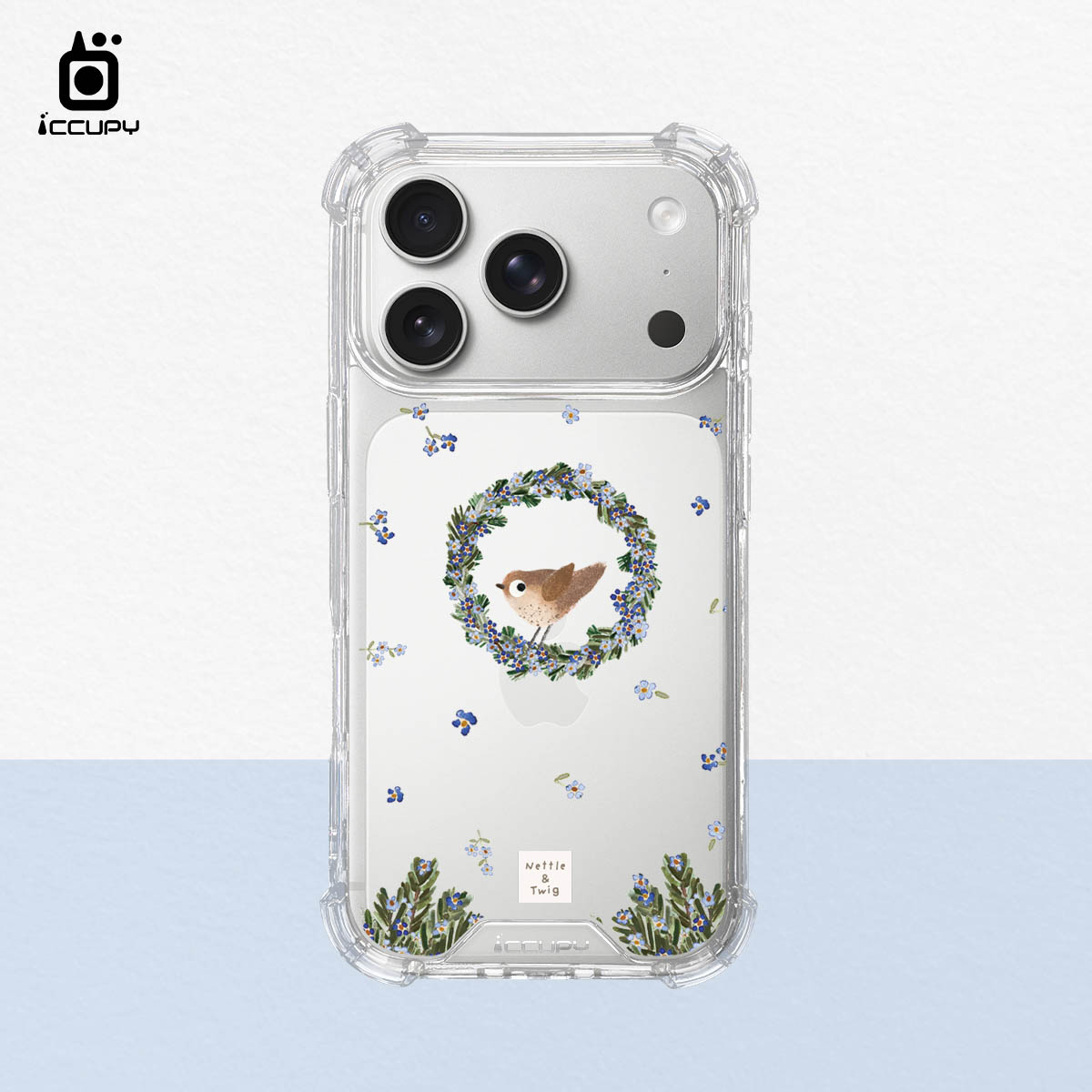 【森森物語｜鄉村鳥】IQ CASE 角粒殼 For iPhone 17 Pro-黑占iCCUPY