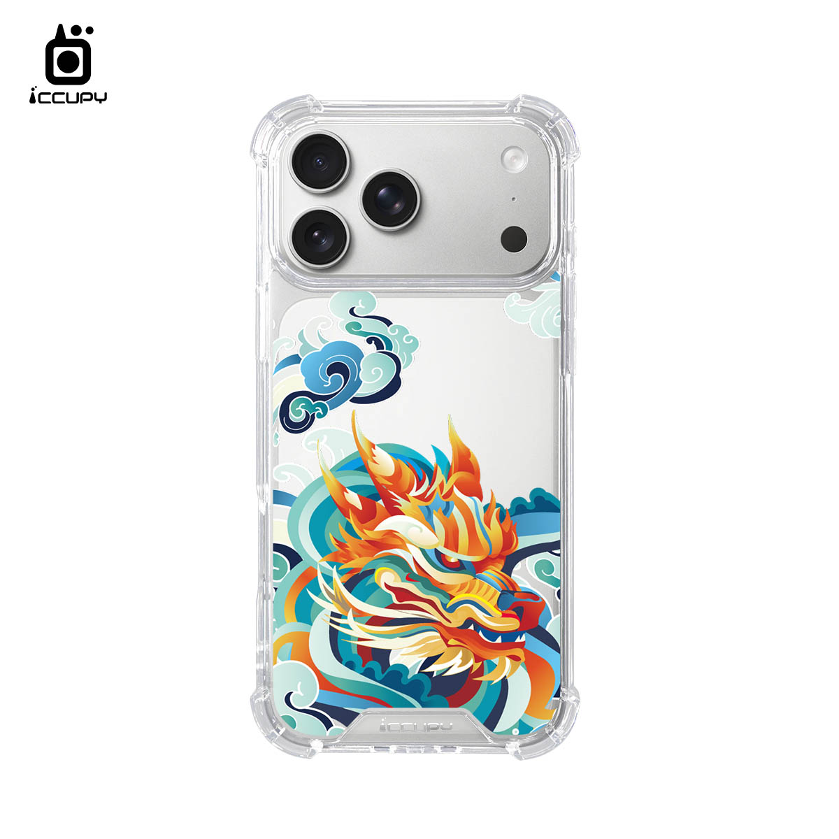 【龍騰四海】iQ CASE角粒殼 For iPhone 17 Pro Max -黑占iCCUPY