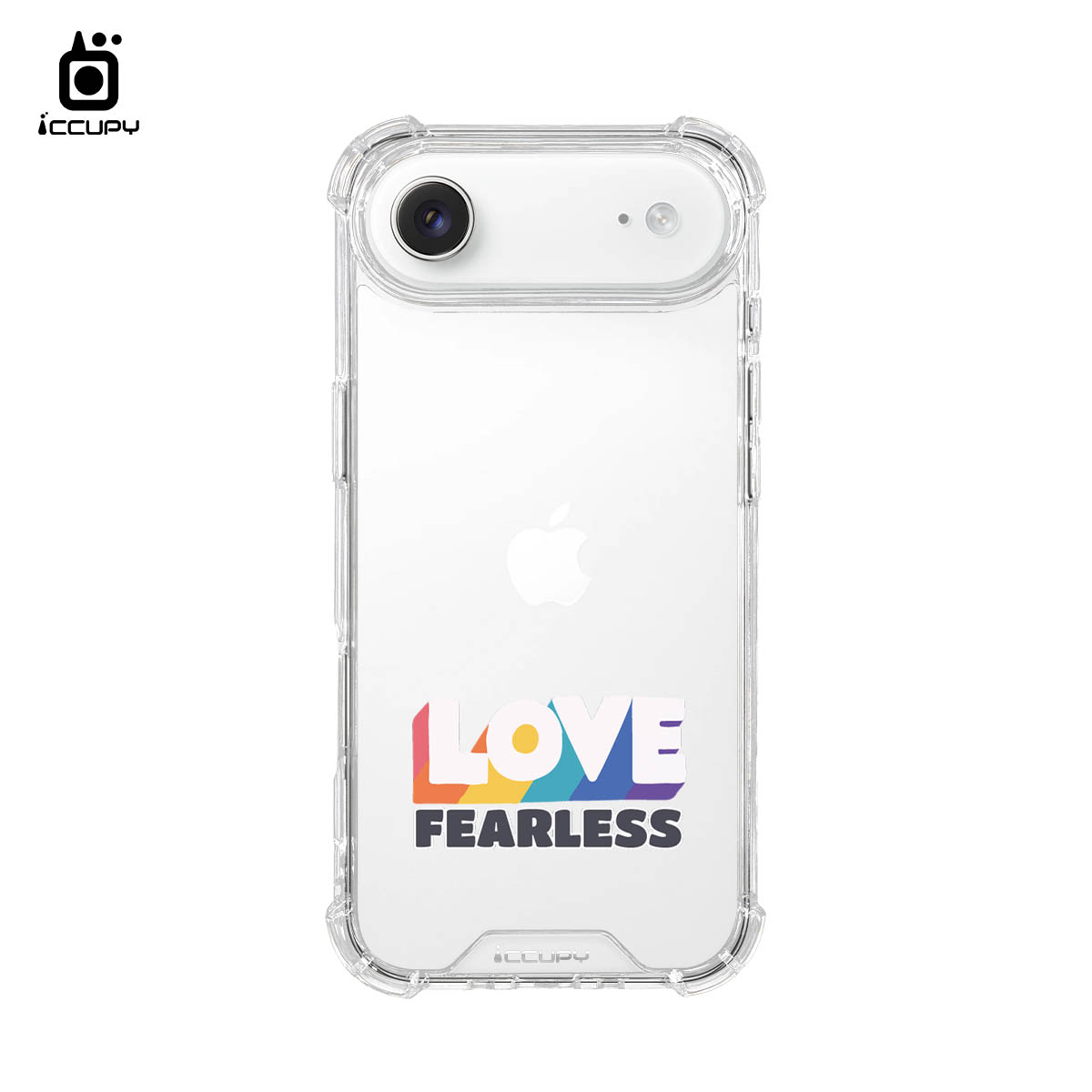 【LGBTQIA+🌈|勇敢愛】iQ CASE角粒殼 For iPhone Air-黑占iCCUPY