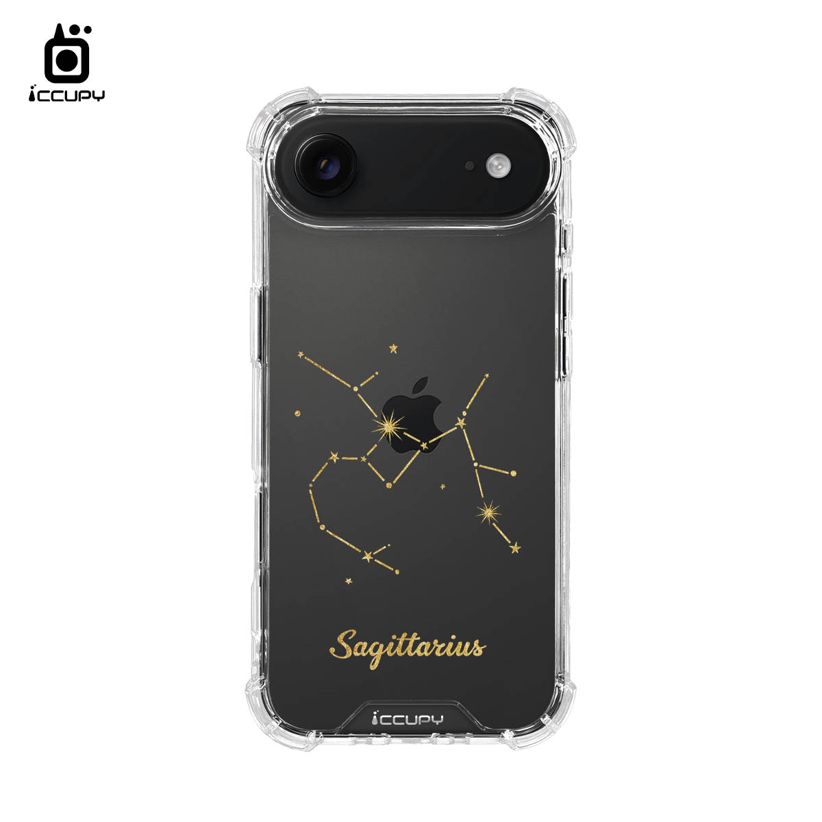 【星空-射手座】iQ CASE角粒殼 For iPhone Air-黑占iCCUPY