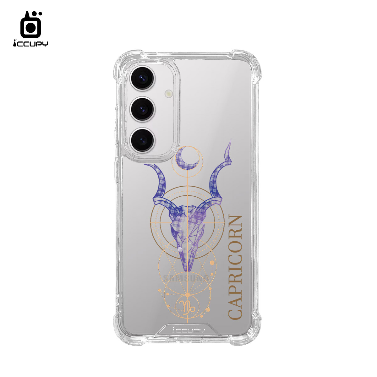 【占星-魔羯座】iQ CASE角粒殼 For SAMSUNG S24 PLUS -黑占iCCUPY