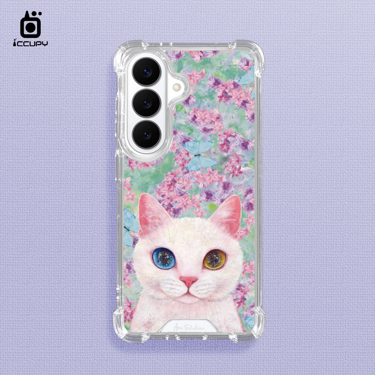 【猫の期待|哈庫S】IQ CASE 角粒殼 For SAMSUNG S26-黑占iCCUPY