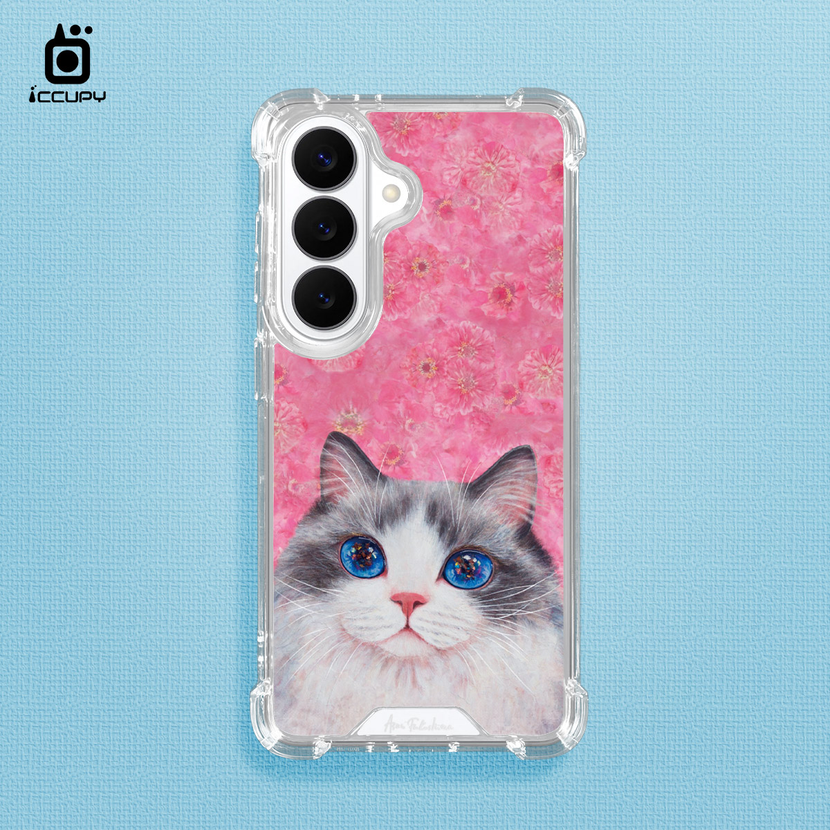 【猫の期待|拉拉S】IQ CASE 角粒殼 For SAMSUNG S26-黑占iCCUPY