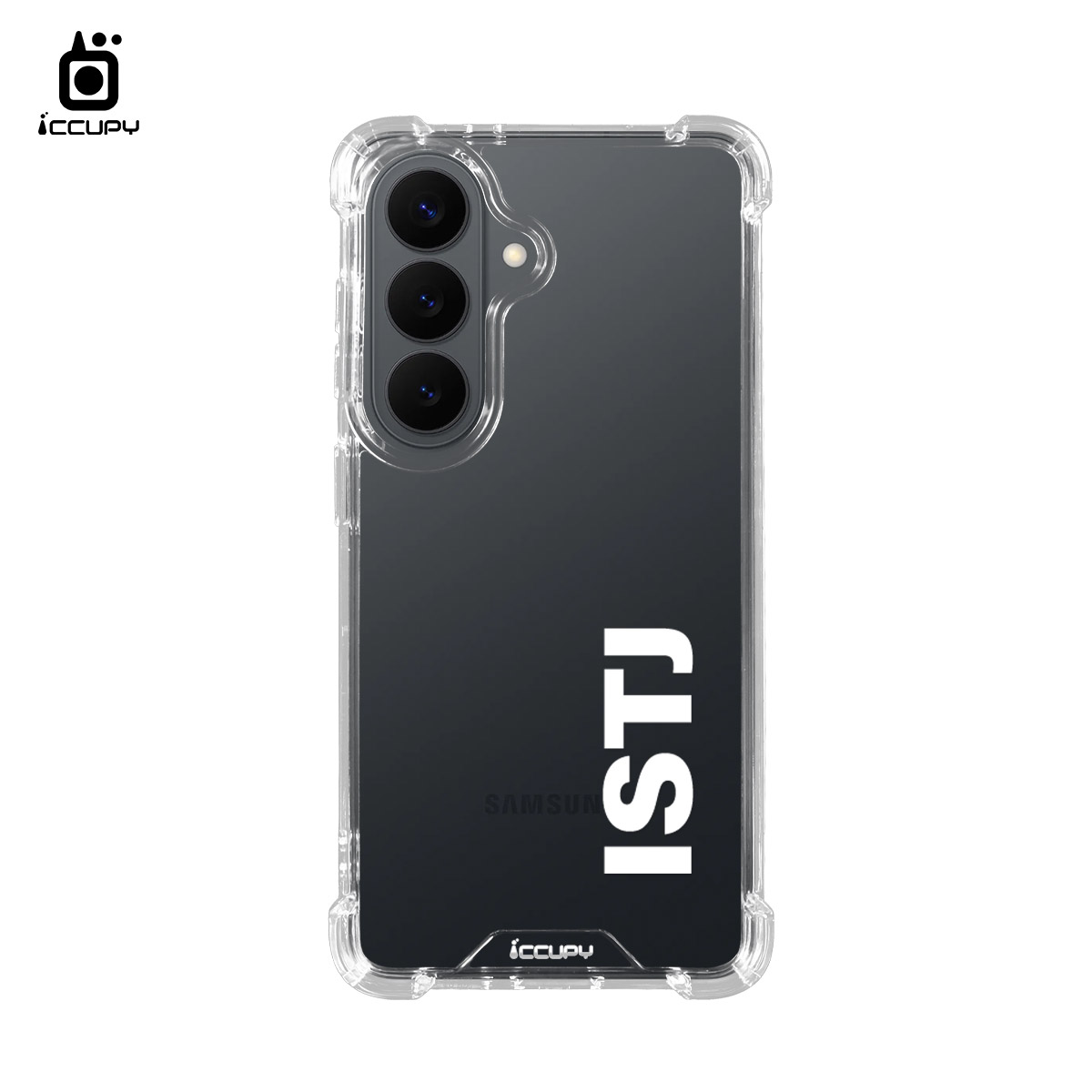 【MBTI|字母系列ISTJ 物流師(白色)】IQ CASE 角粒殼 For SAMSUNG S26 PLUS-黑占iCCUPY