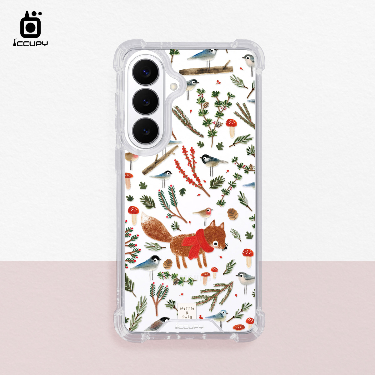 【森森物語｜迷路深林小狐】IQ CASE 角粒殼 For SAMSUNG S26 PLUS-黑占iCCUPY
