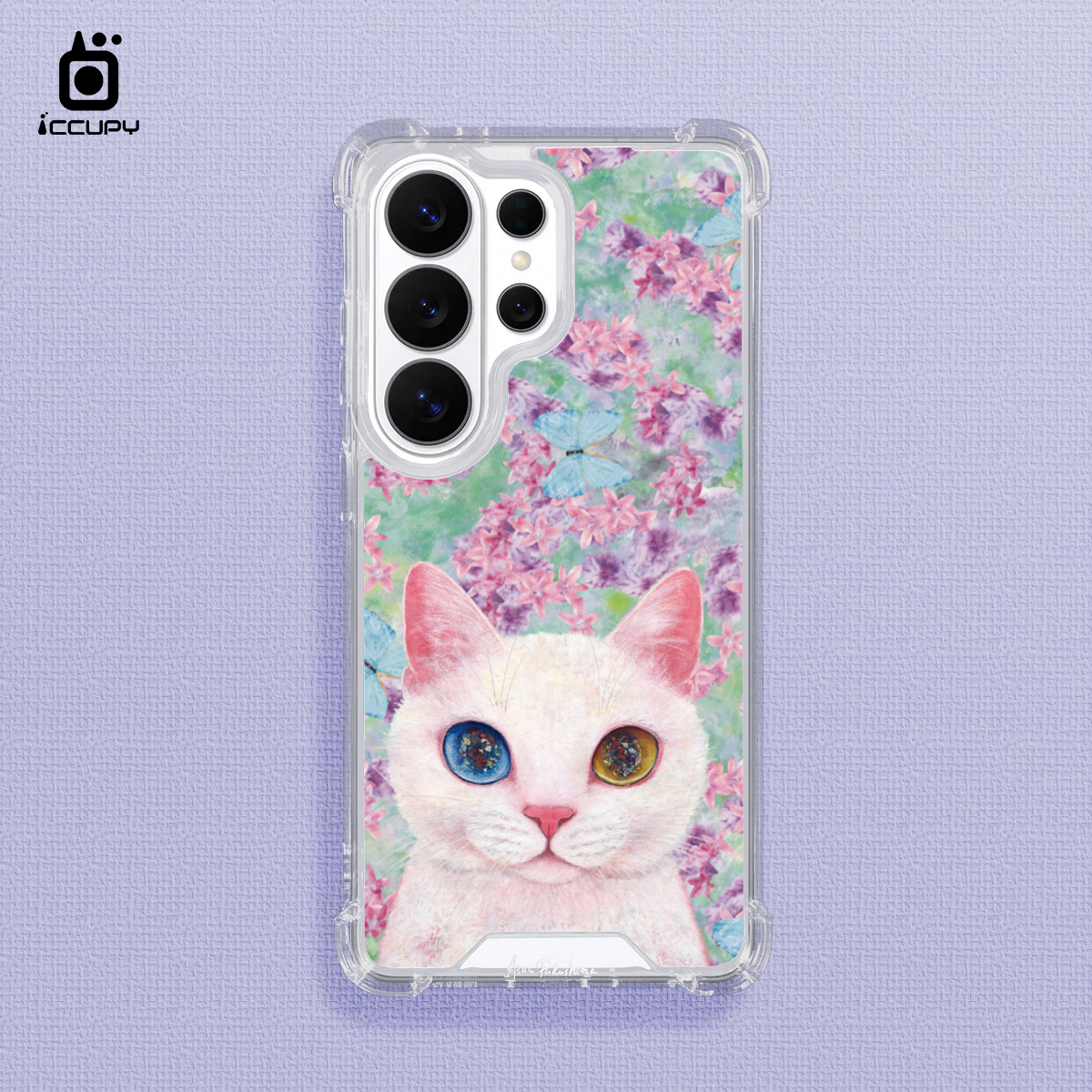 【猫の期待|哈庫S】IQ CASE 角粒殼 For SAMSUNG S26 ULTRA-黑占iCCUPY