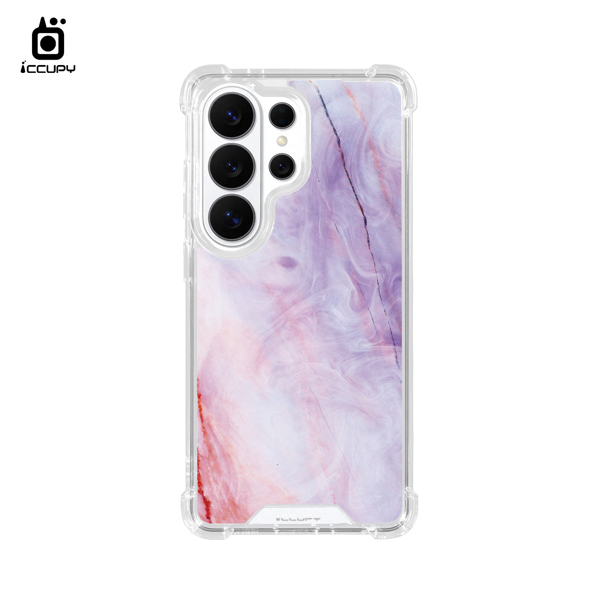 【大理石｜摩洛哥紫】IQ CASE 角粒殼 For SAMSUNG S26 ULTRA-黑占iCCUPY
